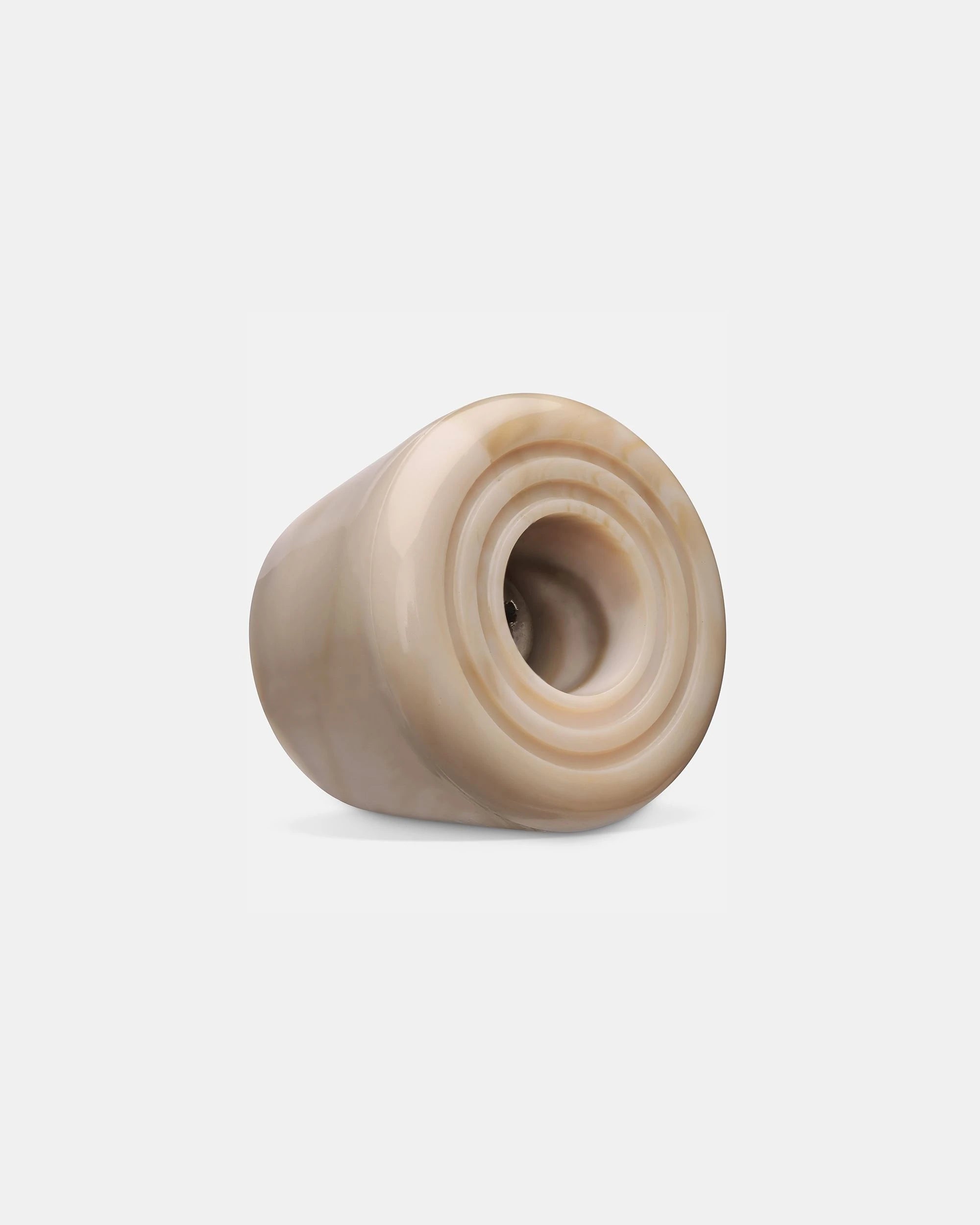 Cream roller skate toe stop