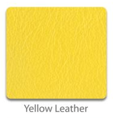 Yellow leather toe guards (pair)